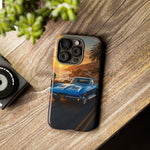 Corvette C2 Sting Ray 1965 Nassau Blue Art Phone Case