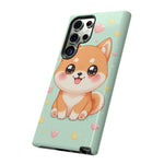 Shiba Inu Kawaii Chibi Smile Pet Dog Art Tough Phone Case