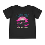 Skyline R32 Tokyo Mt Fuji Toddler T-Shirt Car Lover Baby Tee 2T-5T