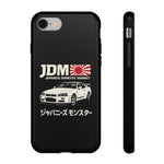R34 Skyline GT-R JDM Rising Sun Tough Phone Case Cover Gift