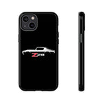 1970 Camaro Z28 White Silhouette Tough Phone Case Cover Gift