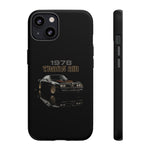 1978 Trans Am Phone Case Featuring Black Firebird Muscle Car Artwork