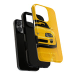 Yellow Supra Phone Case, MK4 90s JDM Legend Tough Protective Cover for Men