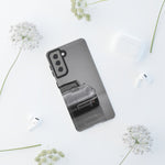 Silver Corvette Art Phone Case, C2 Sting Ray Classic Sports Cover