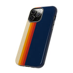 Retro Rainbow Stripe Phone Case | Tough Phone Case