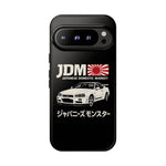 R34 Skyline GT-R JDM Rising Sun Tough Phone Case Cover Gift