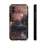 Cherry Blossom Street Scene R34 Skyline GTR Tough Case | Car Photo Cover
