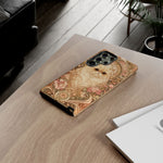 Persian Cat Floral Art Nouveau Tough Phone Case