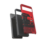 Red Mustang Art Phone Case, GT500 American Muscle Car Tough Cover