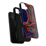 Neon Cowboy Boot phone case | High Noon Saloon design