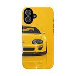 Yellow Supra Phone Case, MK4 90s JDM Legend Tough Protective Cover for Men