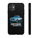 Chevy K10 Cheyenne Super Blue Classic Truck Tough Phone Case