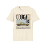 1968 Cougar XR-7 T-Shirt Vintage Muscle Car Tee Classic Retro Graphic Shirt