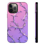 Chrome Thorn Vine Phone Case Vaporwave Tough Cover
