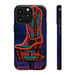Neon Cowboy Boot phone case | High Noon Saloon design