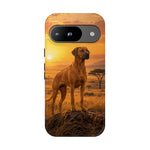 Rhodesian Ridgeback African Savanna Art Tough Phone Case