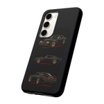Trans Am Phone Case Black Gold, Three-View Vector Tough Cover