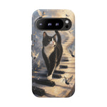 Piano Cat walking on keys Tough Case | Phone cover, musical cat art