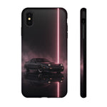 FC RX-7 Pink Neon Fog Column Tough Case