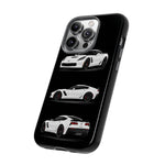 White C7 Z06 Sports Car Phone Case Tough Multi View