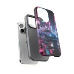 Skyline GT-R Tokyo Rain JDM Night Art Tough Phone Case