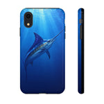 Blue Marlin Open Water Phone Case, Deep Sunbeam Tough Cover