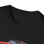 Red Vintage 1960 Chevy Impala Trio T-Shirt | Classic Car Illustration