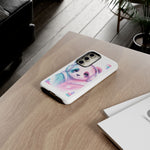 Pastel Panda Phone Case, Glitch Color Block Cover