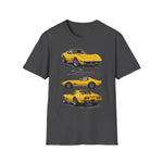 Yellow 1969 Corvette Stingray T-Shirt | Classic C3 Muscle Car Tee