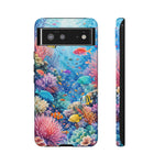 Underwater Coral Reef Phone Case | Colorful Tropical Fish Ocean Scene