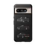 Black Silverado Classic Pickup Tough Phone Case for Chevy Truck Fans