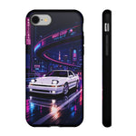 Supra Mk3 Turbo Night Tough Phone Case| Vaporwave 80s Racing Skyline