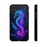 Neon Seahorse Phone Case | Tough Protective Case