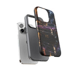 67 GTO Phone Case Purple, Rainy City Night Muscle Car Tough Cover