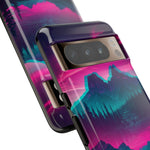 2 Rounds Canada Retina Artwork Vaporwave Phone Case – Landscape Aesthetic