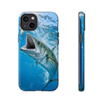 Spanish Mackerel Strike Phone Case Saltwater Fishing Gift for Anglers