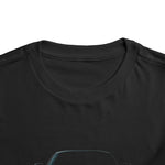 Toddler 2011 Z06 T-Shirt | Black C6 Front Profile Graphic Tee
