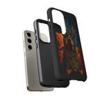 Doberman Bandana Portrait Tough Phone Case - Color Splash