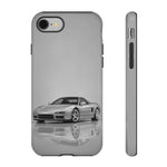 Silver NSX Phone Case, JDM Supercar Tough Cover