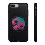 Great Dream Wave Circular Badge Vaporwave Phone Case – Japanese Aesthetic