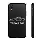 Third Gen Trans Am outline car Tough Phone Case racing graphic