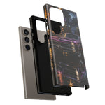 67 GTO Phone Case Purple, Rainy City Night Muscle Car Tough Cover