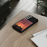 Silverado sunset truck Phone Case | Retro pickup silhouette