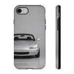 Silver Miata Phone Case, NA Roadster 90s JDM Cover, Gift for Guys