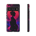 Neon Geisha Silhouette Phone Case | Tough Cover