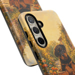 Rottweiler Puppy in Flower Pot Tough Case | Floral Dog Phone Cover