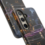 67 GTO Phone Case Purple, Rainy City Night Muscle Car Tough Cover
