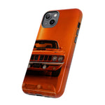 Orange Cuda Phone Case, 71 Classic Muscle Car Tough Cover