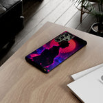 Neon Geisha Silhouette Phone Case | Tough Cover