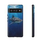 Tiger Shark Phone Case, Dappled Blue Water Tough Cover